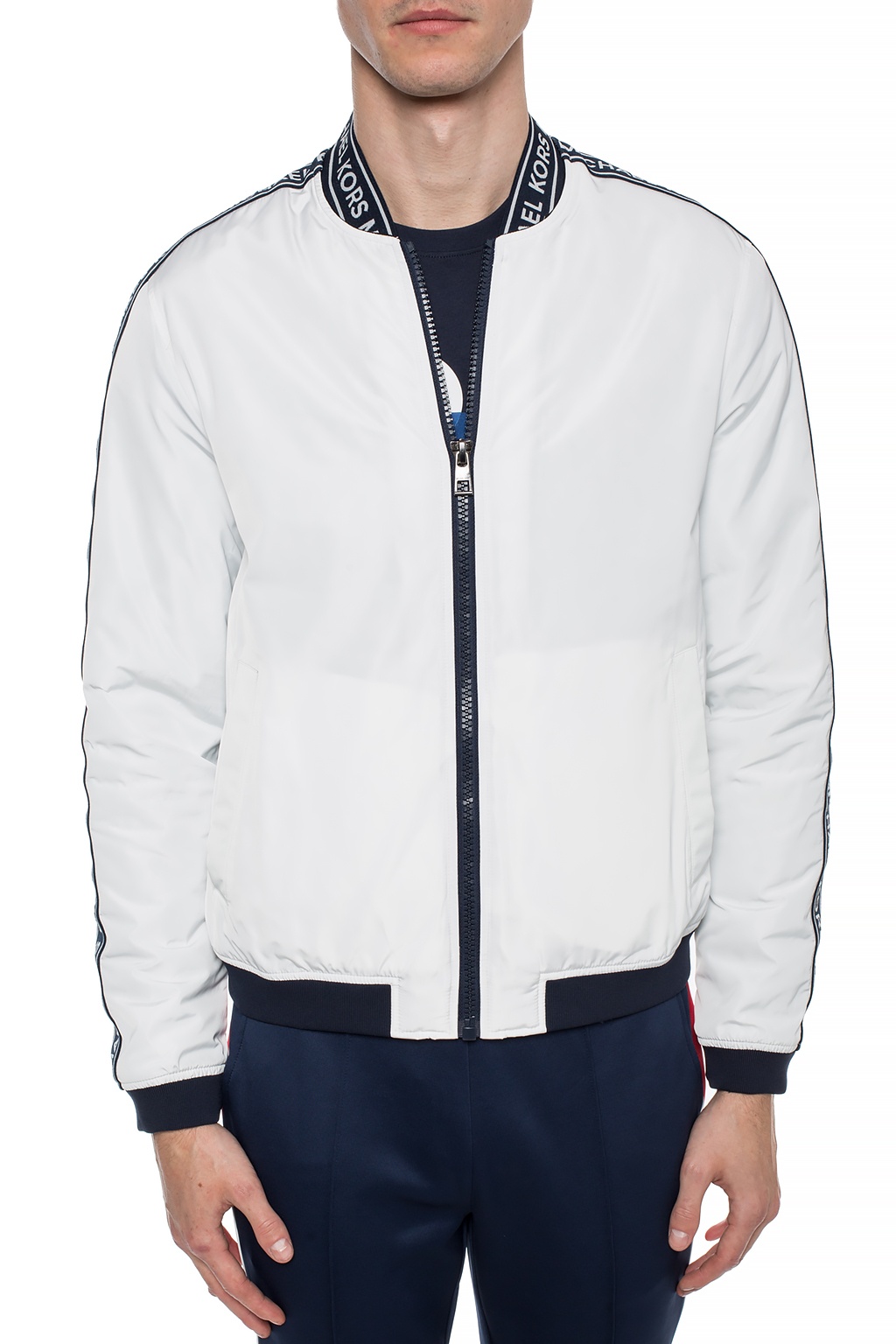 Michael Michael Kors Logo tape bomber jacket | Men's Clothing | Vitkac