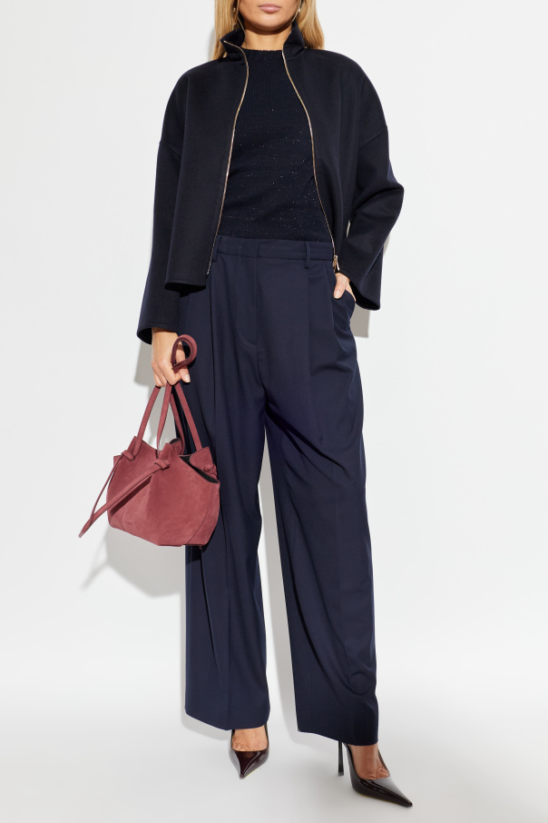 Fabiana Filippi Wool jacket with side slits