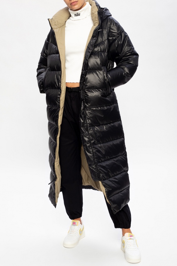 nike padded long coat