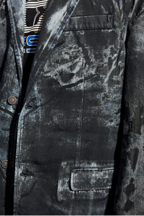 Diesel Jeansowy płaszcz ‘D-BLA-LONG-DEV-FSE’