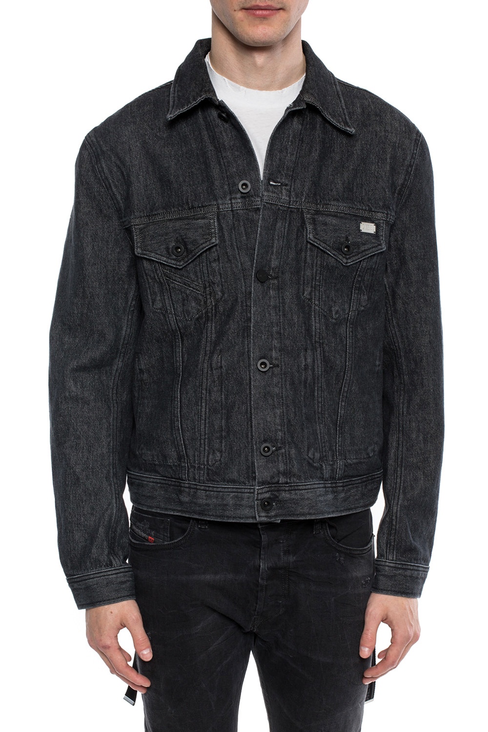 Diesel Denim jacket with pockets | Men 