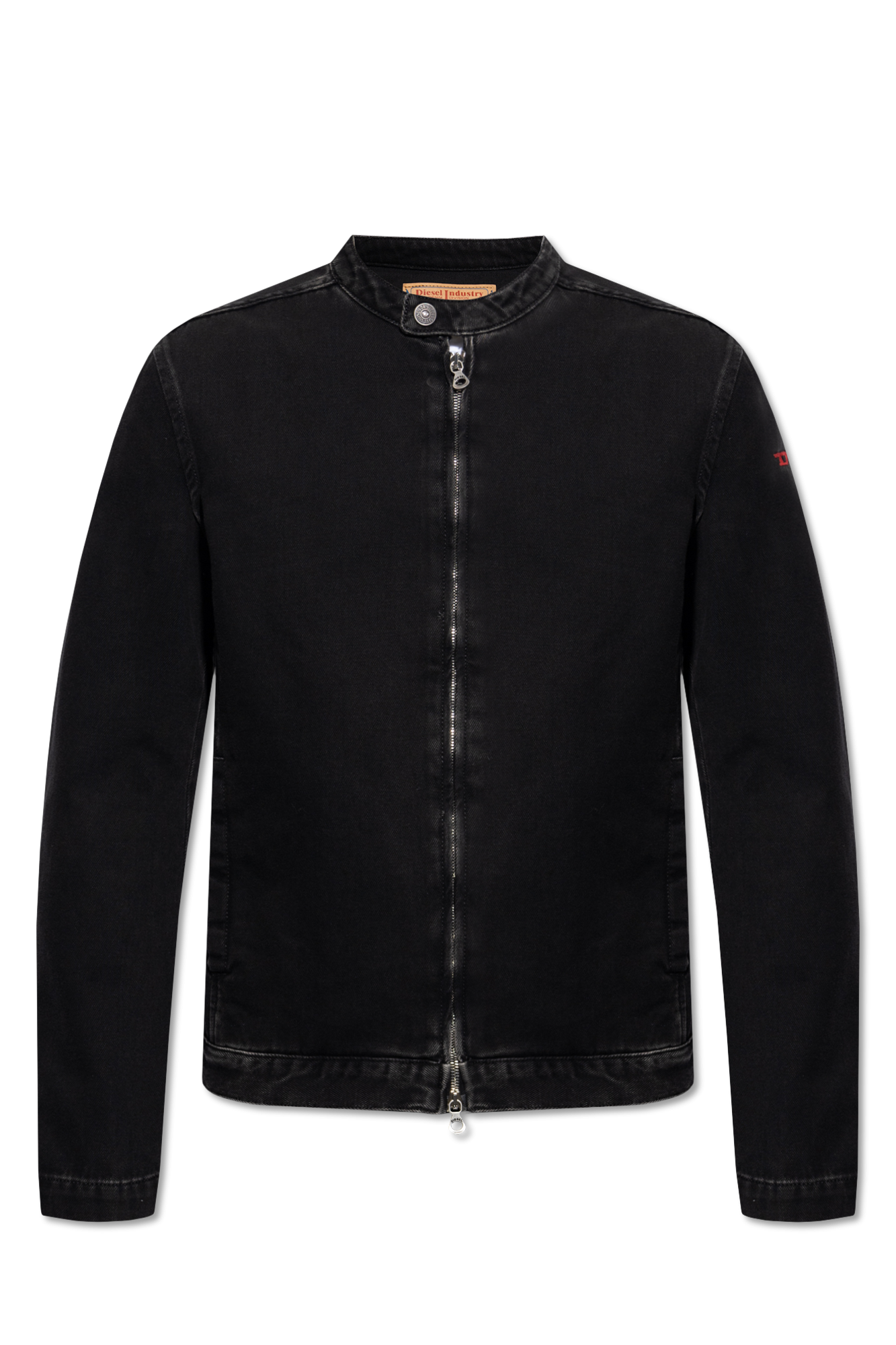 GenesinlifeShops Canada - revere collar shirt - GLORY' denim jacket Diesel  - Black 'D