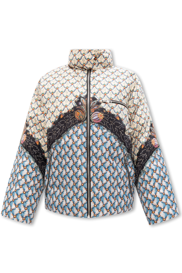 Patterned down jacket od Etro