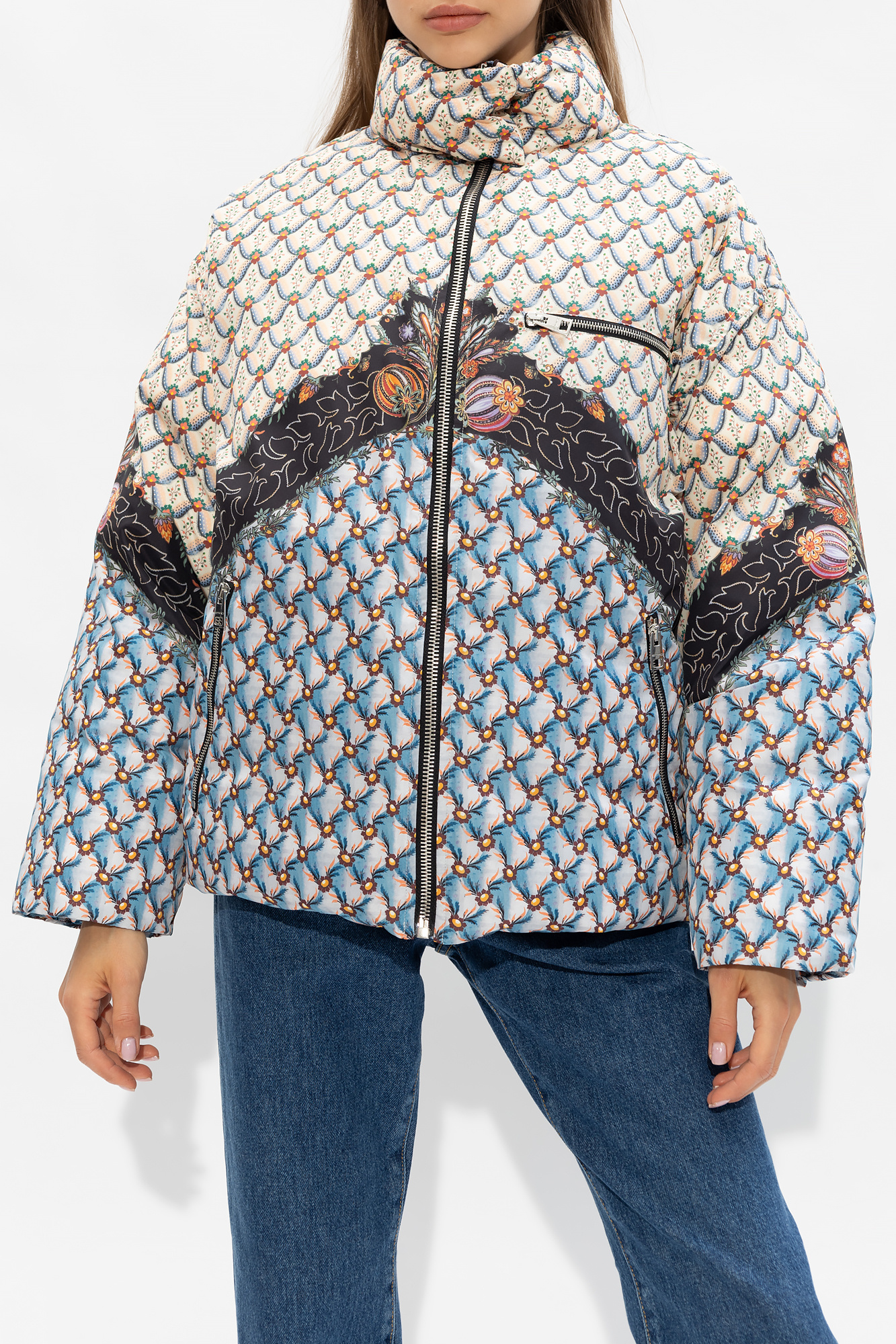 Etro Patterned down jacket