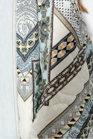 Etro Belted patterned jacket