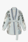 Etro Belted patterned jacket