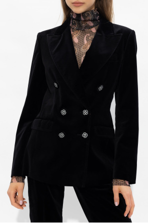 Etro Costumein quilted collared jacket