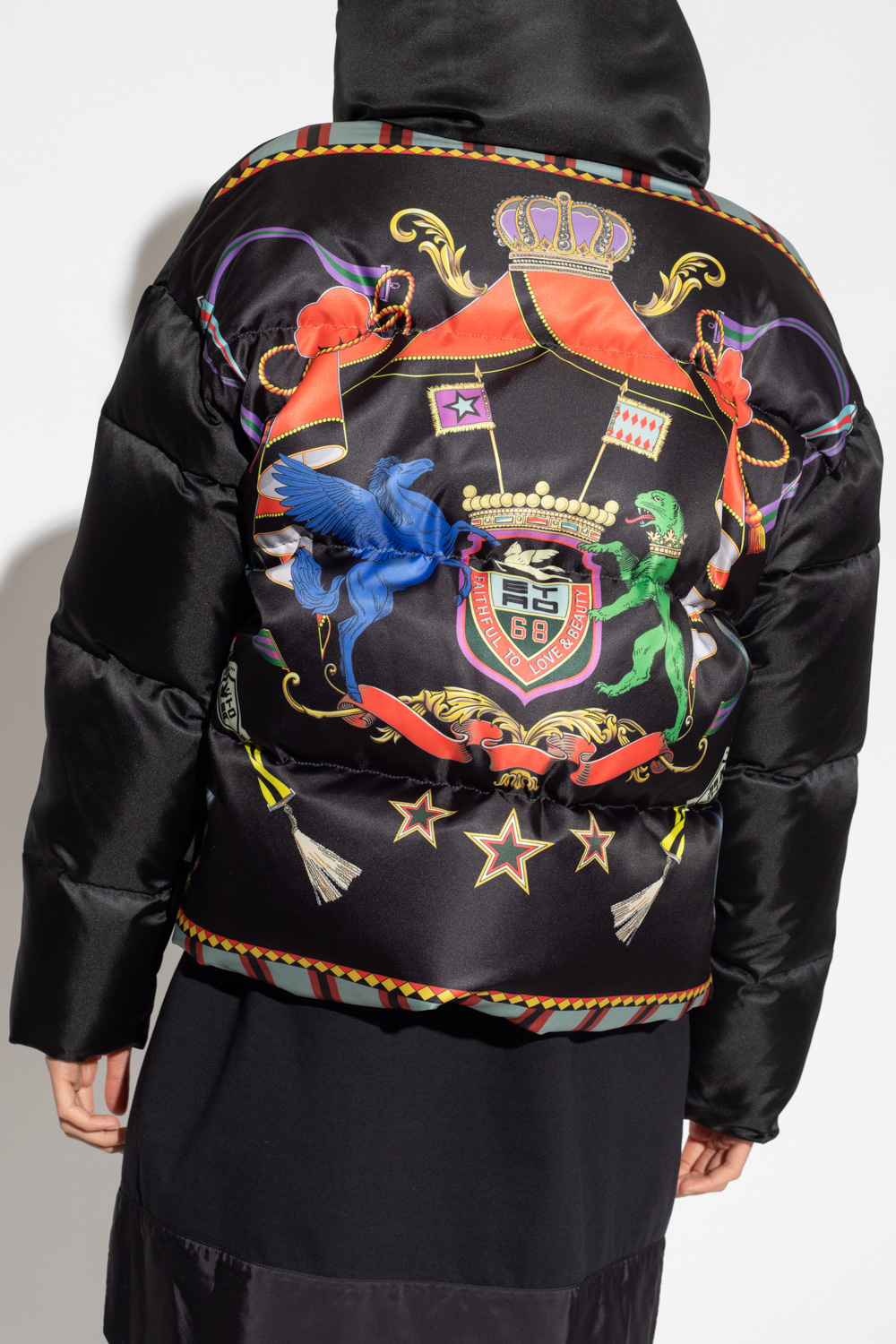 Etro Down jacket with logo