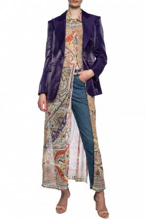 Blazer with lurex trim od Etro