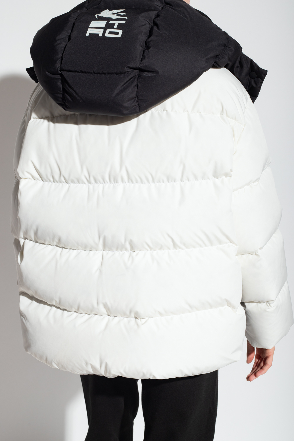 Etro Down jacket with logo