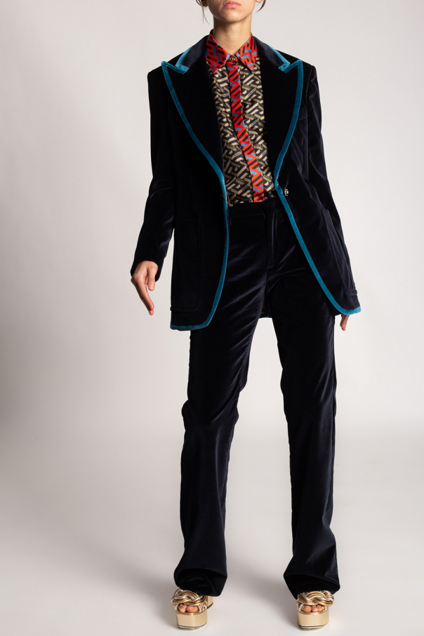 Etro Velour blazer