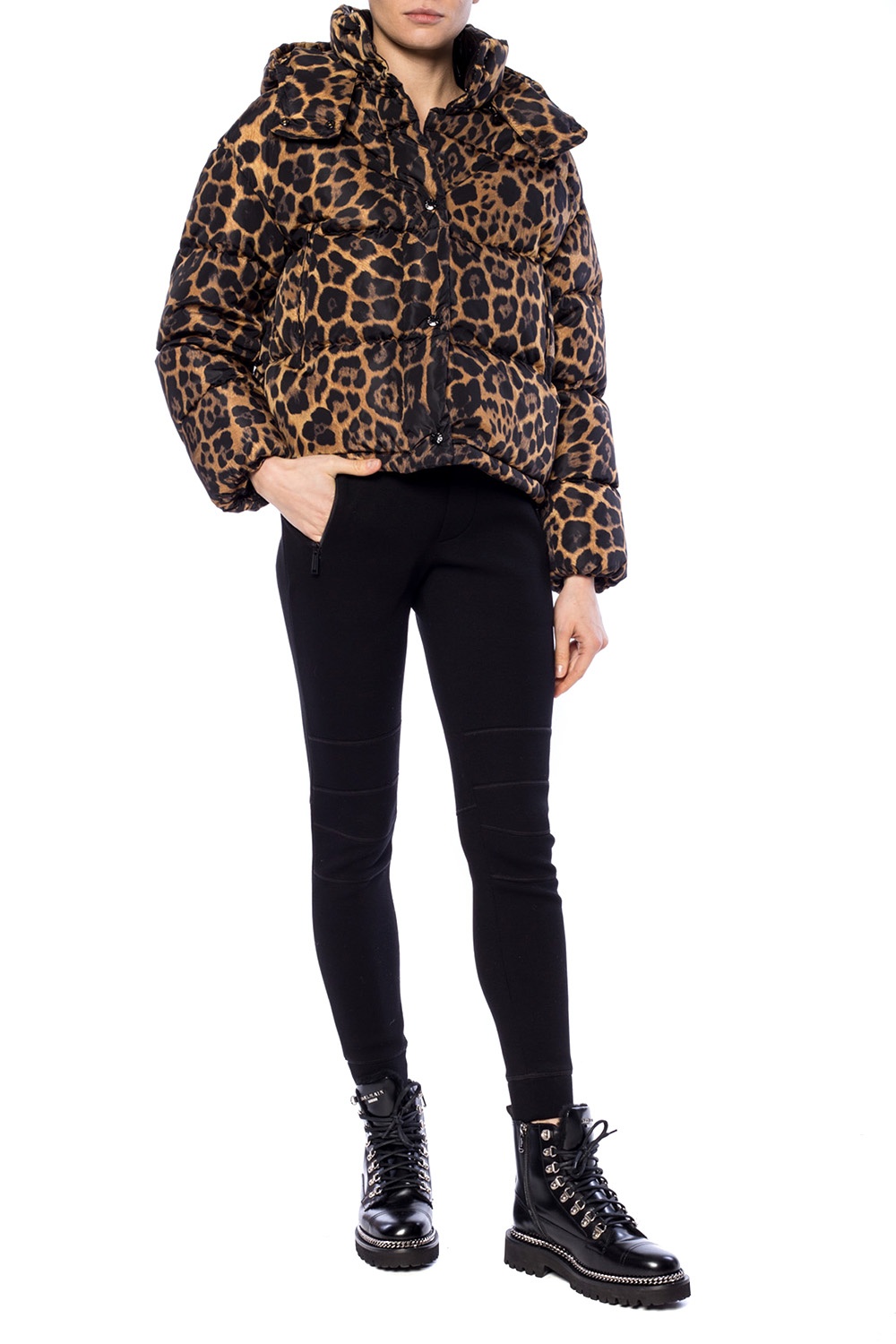 moncler leopard jacket
