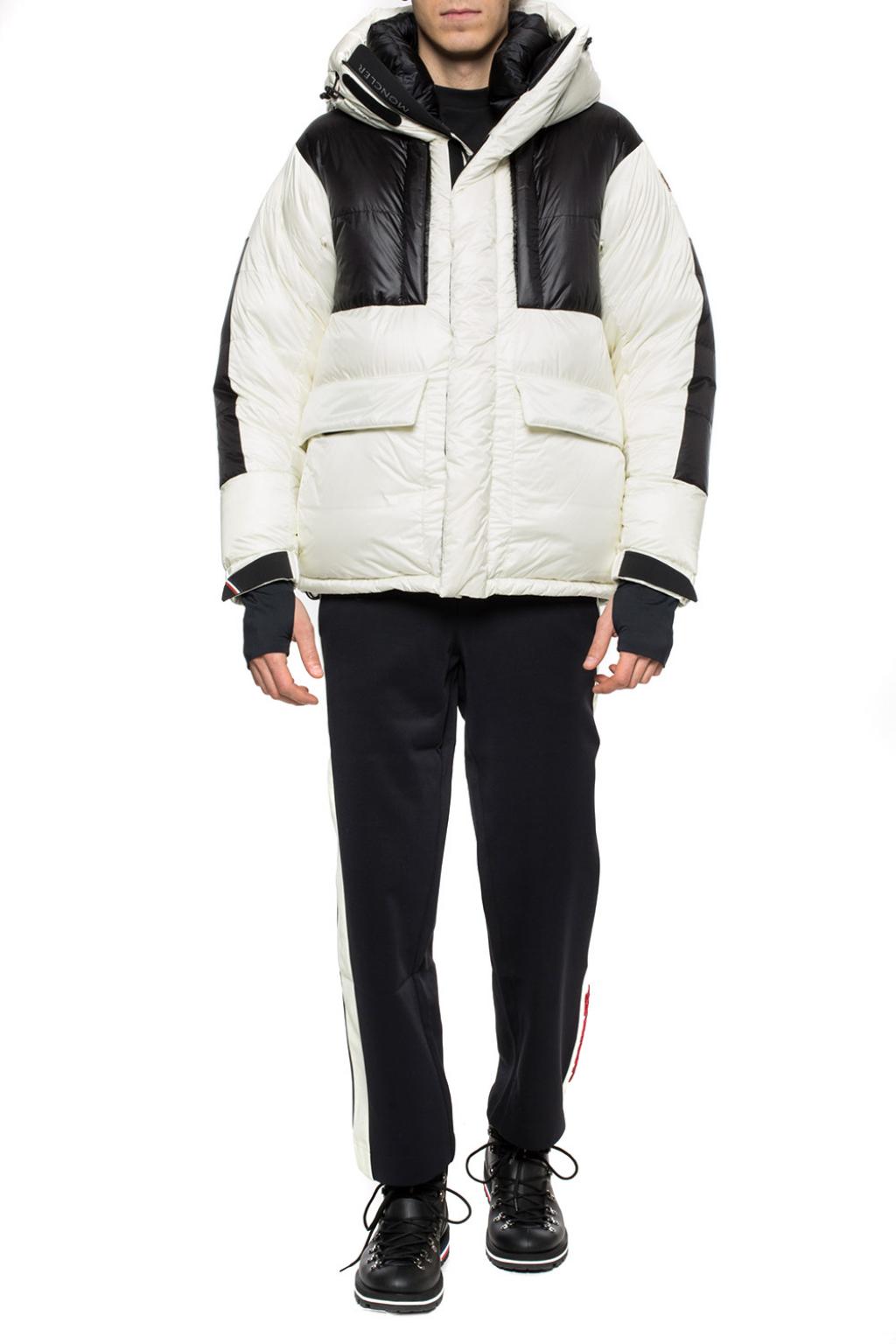 moncler hooded quilted down jacket