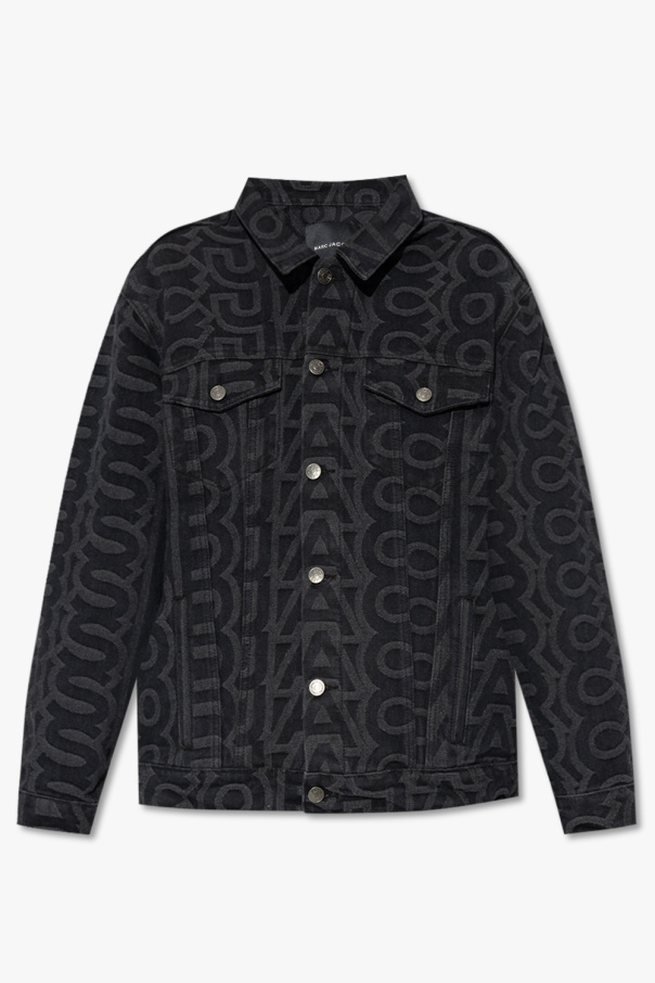 Marc Jacobs Jeansowa kurtka z logo