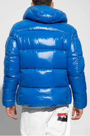 Tommy Jeans Sweat-shirt ras de cou à imprimé drapeau Blanc ‘Edgard’ quilted jacket with hood