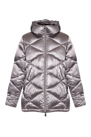 ‘kimia’ quilted jacket od padded cuff-zips puffer jacket Blu