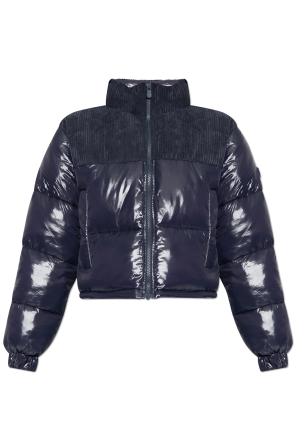 ‘aluna’ quilted jacket od padded cuff-zips puffer jacket Blu