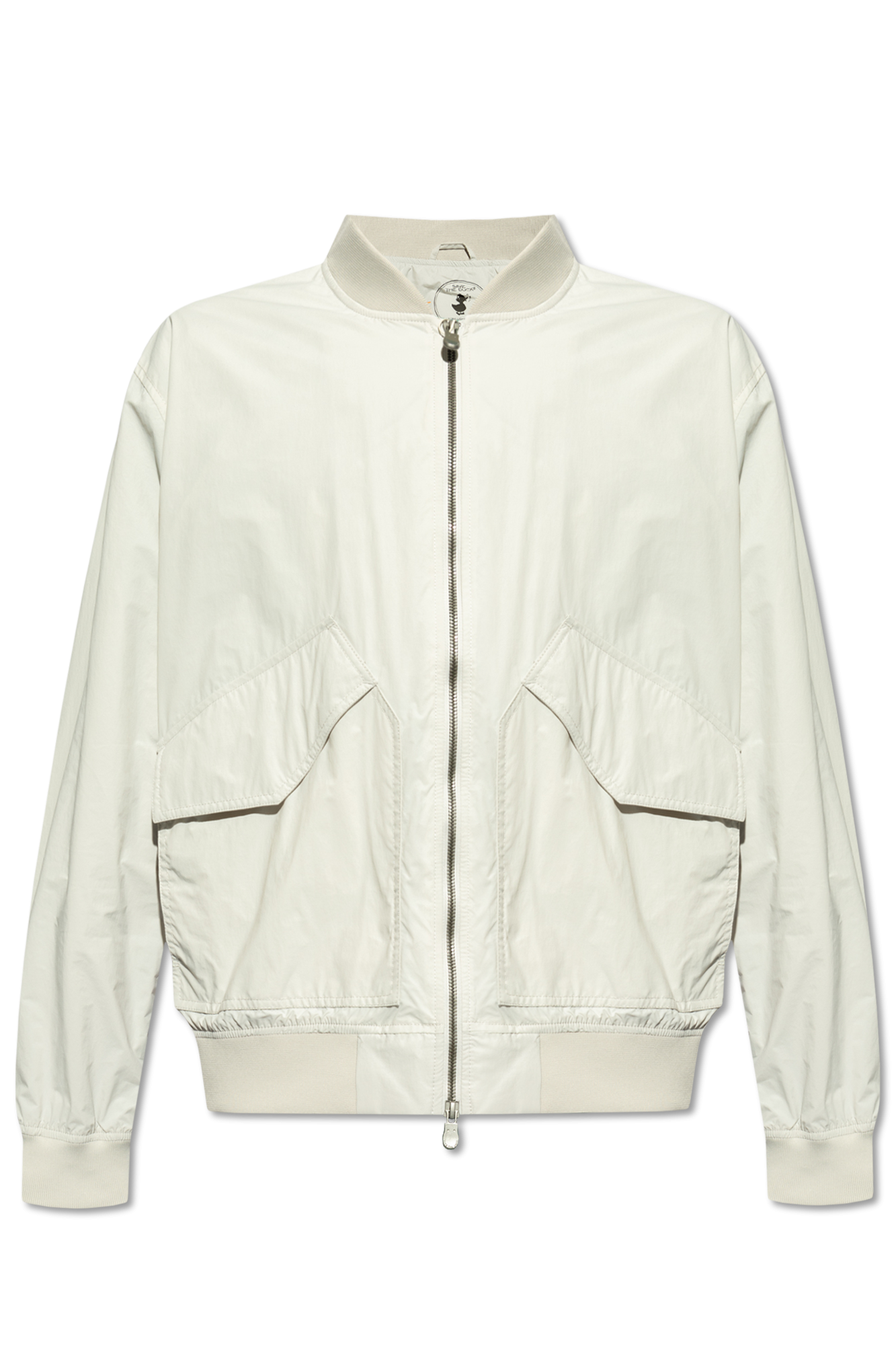 This liner shirt from Japanese streetwear brand ‘Myles’ bomber jacket