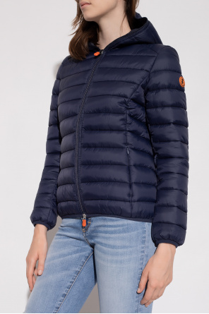 Sweatshirt com capuz American Classic cinzento ‘Daisy’ insulated hooded jacket
