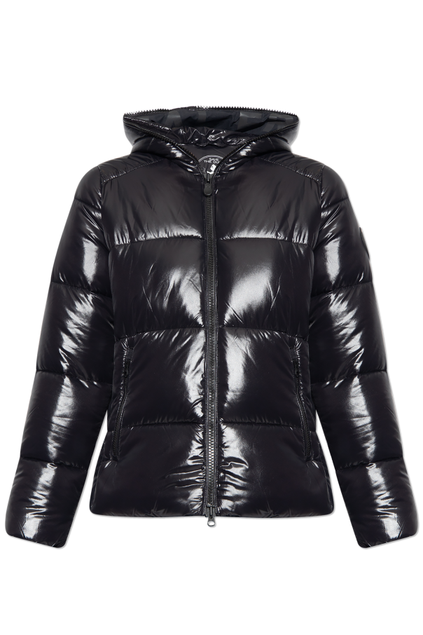 Gcds T-shirt Nera In Jersey Di Cotone ‘Lois’ puffer jacket