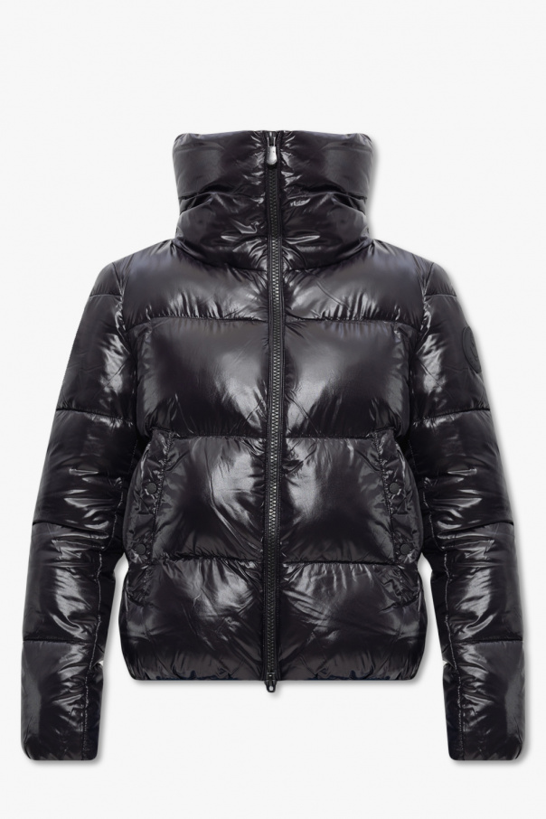 funnel-neck wool puffer jacket Toni neutri ‘Isla’ insulated jacket