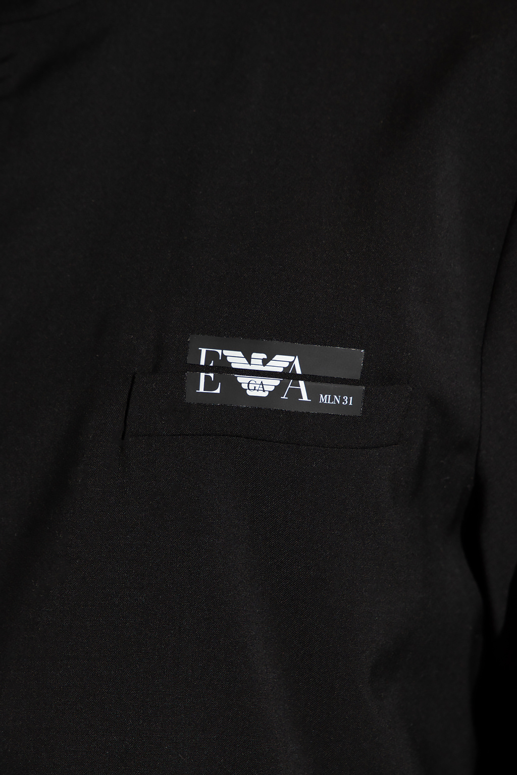 zitten naar voren gebracht hulp Giorgio Armani panelled low-top sneakers Marrone - InteragencyboardShops  Austria - Black Jacket with logo Emporio Armani