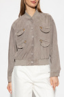 Emporio Armani GREY Leather jacket