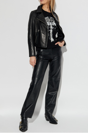 Leather jacket dalby od AllSaints