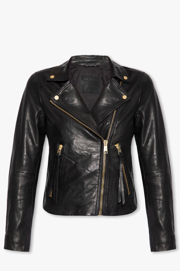 AllSaints ‘Dalby’ leather Sweatshirts jacket