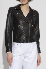 AllSaints BLACK ‘Dalby’ leather jacket