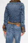 Diesel BLUE ‘DE-SIMMY’ padded denim jacket