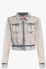 Diesel GREY ‘DE-SLIMMY-RE‘ denim jacket