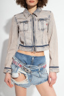 Diesel GREY ‘DE-SLIMMY-RE‘ denim jacket