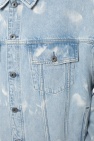 AllSaints light blue ‘Denby’ distressed denim jacket