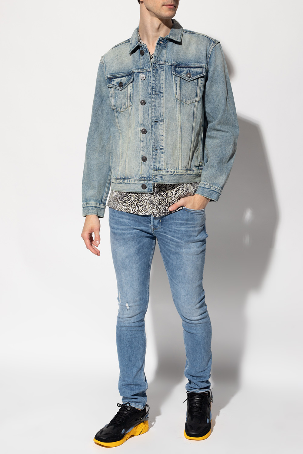 AllSaints ‘Destin’ stonewashed denim jacket