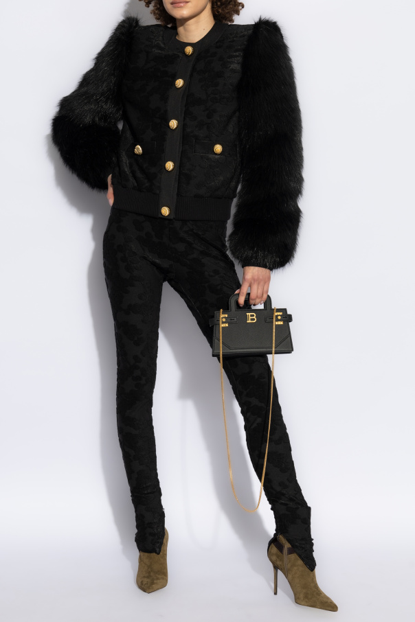 Balmain Jacket with sleeves finished with faux fur