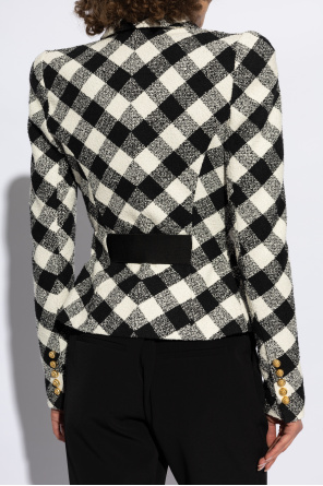 Balmain Blazer with check pattern