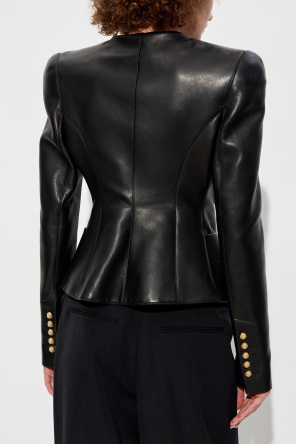 Balmain Leather blazer