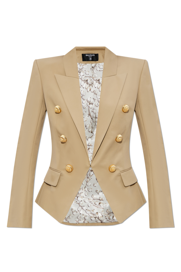 Balmain Cotton blazer with decorative buttons