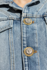 Balmain BLUE Peplum denim jacket