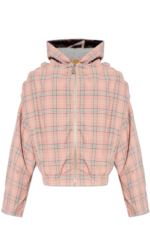 Plaid pattern jacket