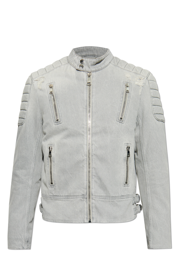 Balmain Denim jacket with vintage effect