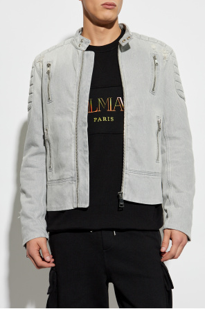 Balmain Denim jacket with vintage effect