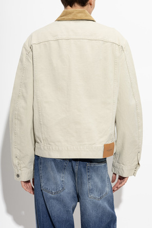JW Anderson Jeansjacke mit Cordkragen