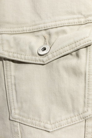 JW Anderson Jeansjacke mit Cordkragen