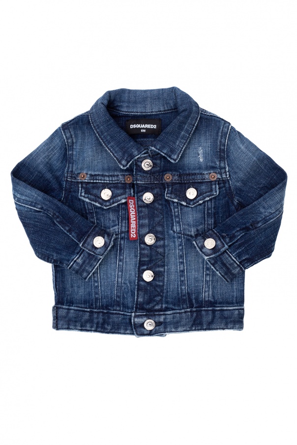 Dsquared2 Kids Distressed denim jacket