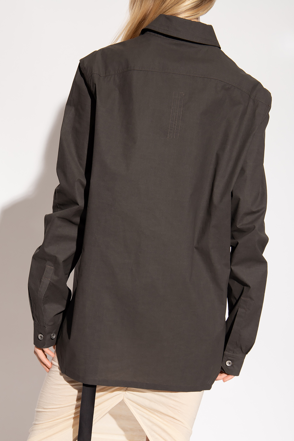 Rick Owens DRKSHDW Shirt with metal inserts