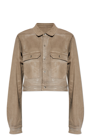 ‘cape’ jacket od Faux Fur Hooded Bomber Jacket
