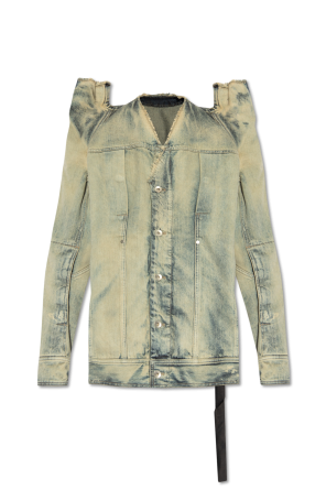 ‘tec worker’ denim jacket od Rick Owens DRKSHDW