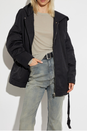 Rick Owens DRKSHDW Kurtka `Peter` typu `oversize`